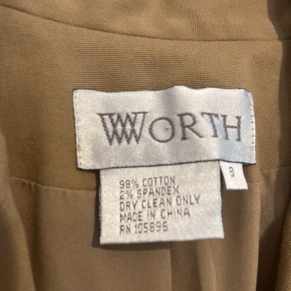 Cotton Blazer topstitch in while - Picture 3 of 4